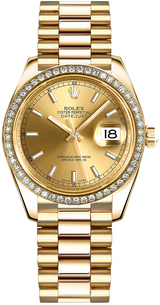 Rolex Datejust - 31 MM - Yellow Gold - 178288-0046
