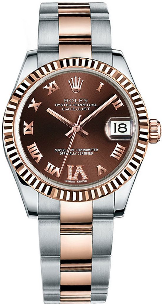 Rolex Datejust - 31 MM - Steel and Rose Gold - 178271-0075 nyc watcher nyc watches