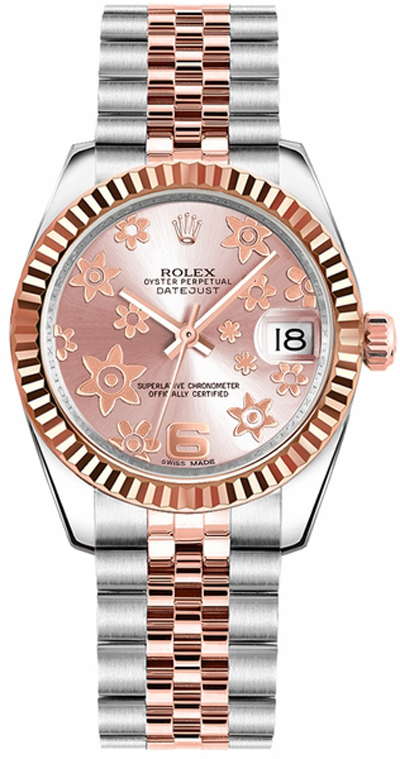 Rolex Datejust - 31 MM - Steel and Rose Gold - 178271 pkfj nyc watcher nyc watches