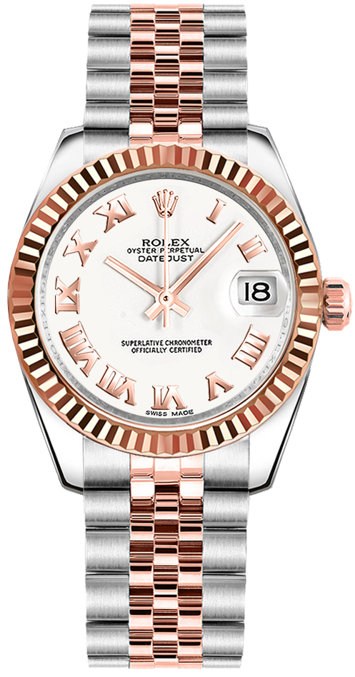 Rolex Datejust - 31 MM - Steel and Rose Gold - 178271-0067 nyc watcher nyc watches