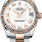 Rolex Datejust - 31 MM - Steel and Rose Gold - 178271-0066 nyc watcher nyc watches