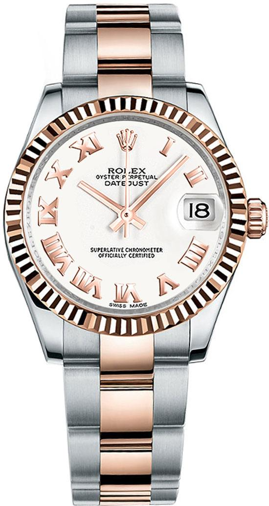 Rolex Datejust - 31 MM - Steel and Rose Gold - 178271-0066 nyc watcher nyc watches