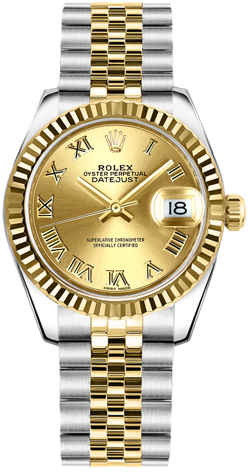 Rolex Datejust - 31 MM - Steel and Yellow Gold - 178273-0087 nyc watcher nyc watches