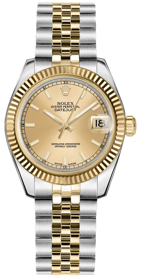 Rolex Datejust - 31 MM - Steel and Yellow Gold - 178273-0001 nyc watcher nyc watches