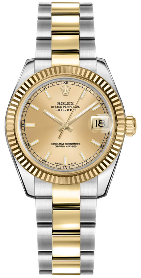 Rolex Datejust - 31 MM - Steel and Yellow Gold - 178273-0009 nyc watcher nyc watches