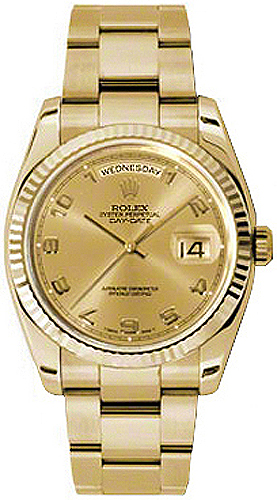 Rolex Day-Date - 36 MM - Yellow Gold - 118238 chno nyc watcher nyc watches