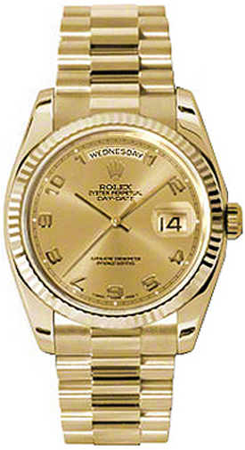 Rolex Day-Date - 36 MM - Yellow Gold - 118238 CH nyc watcher nyc watches