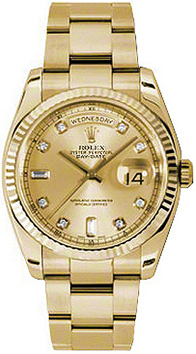 Rolex Day-Date - 36 MM - Yellow Gold - 118238-0113 nyc watcher nyc watches