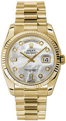 Rolex Day-Date - 36 MM - Yellow Gold - 118238-0115 nyc watcher nyc watches