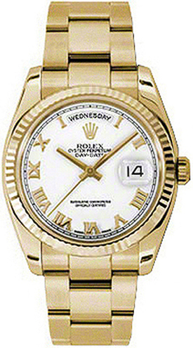 Rolex Day-Date - 36 MM - Yellow Gold - 118238-0162 nyc watcher nyc watches