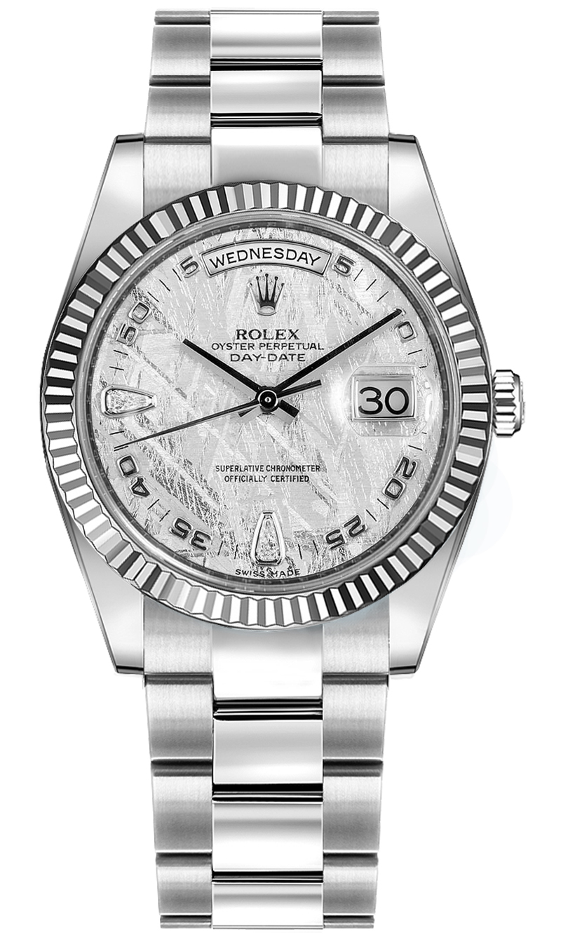 Rolex Day-Date - 36 MM - White Gold - 118239-0295 nyc watcher nyc watches