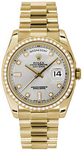 Rolex Day-Date - 36 MM - Yellow Gold - 118348-0008 nyc watcher nyc watches