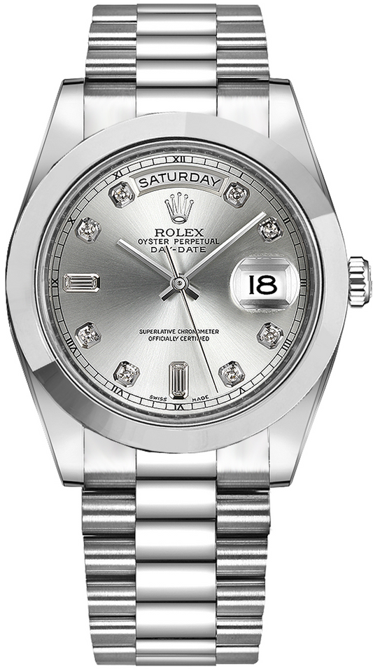 Rolex - Day Date - Platinum - 41 MM - 218206 svd nyc watcher nyc watches