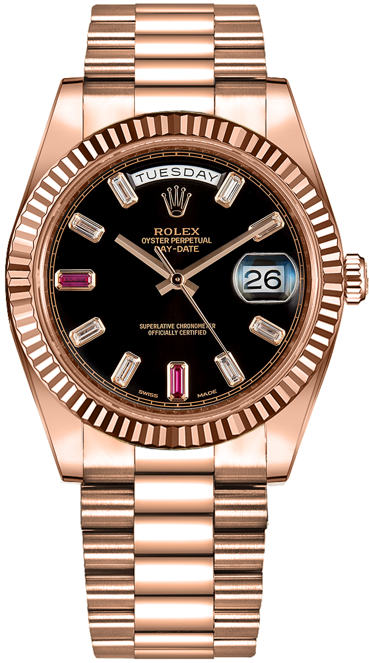 Rolex - Day Date - Rose Gold - 41 MM - 218235 bkdnyc watcher nyc watches