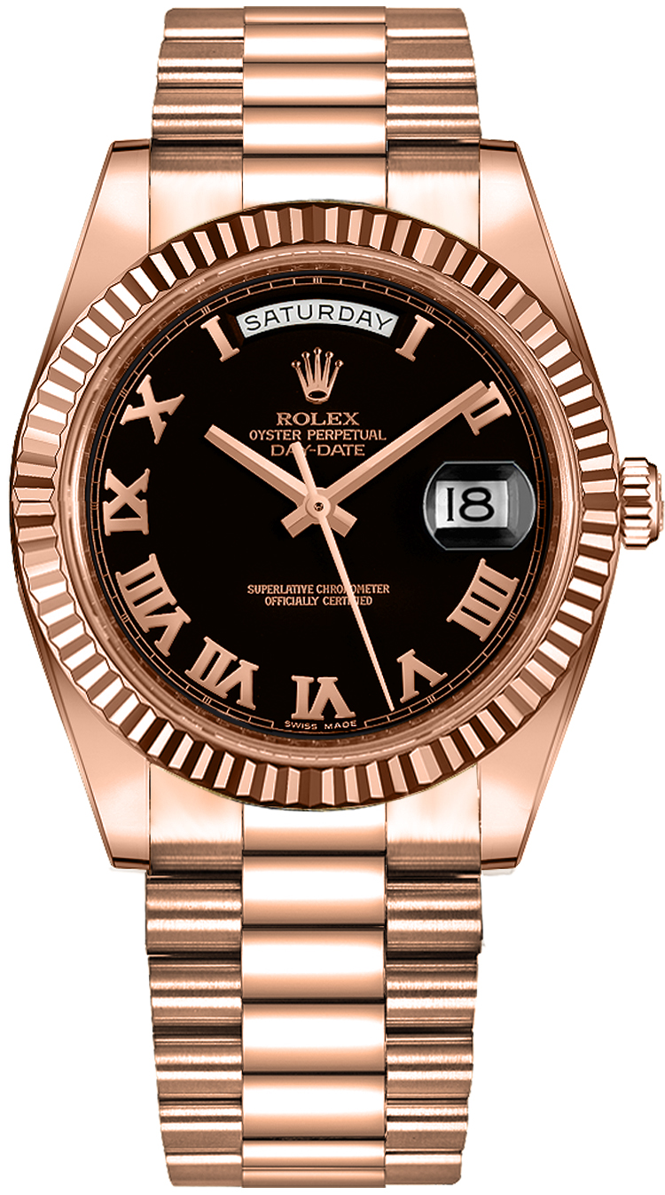 Rolex - Day Date - Rose Gold - 41 MM - 218235-0034 nyc watcher nyc watches