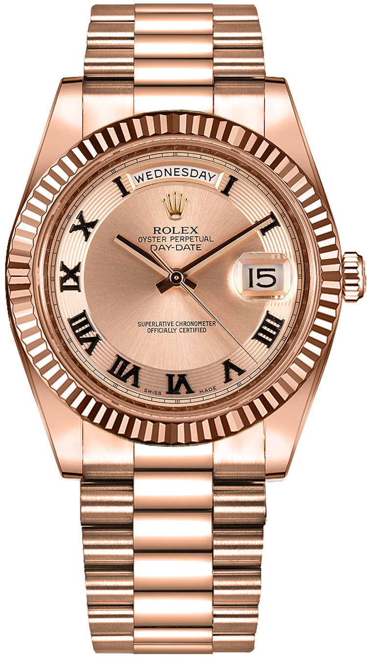 Rolex - Day Date - Rose Gold - 41 MM - 218235 rgrb nyc watcher nyc watches