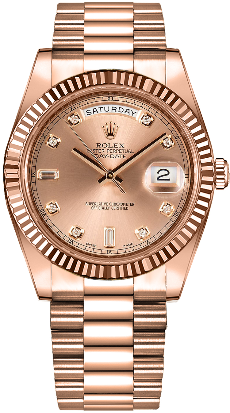 Rolex - Day Date - Rose Gold - 41 MM - 218235-0008 nyc watcher nyc watches