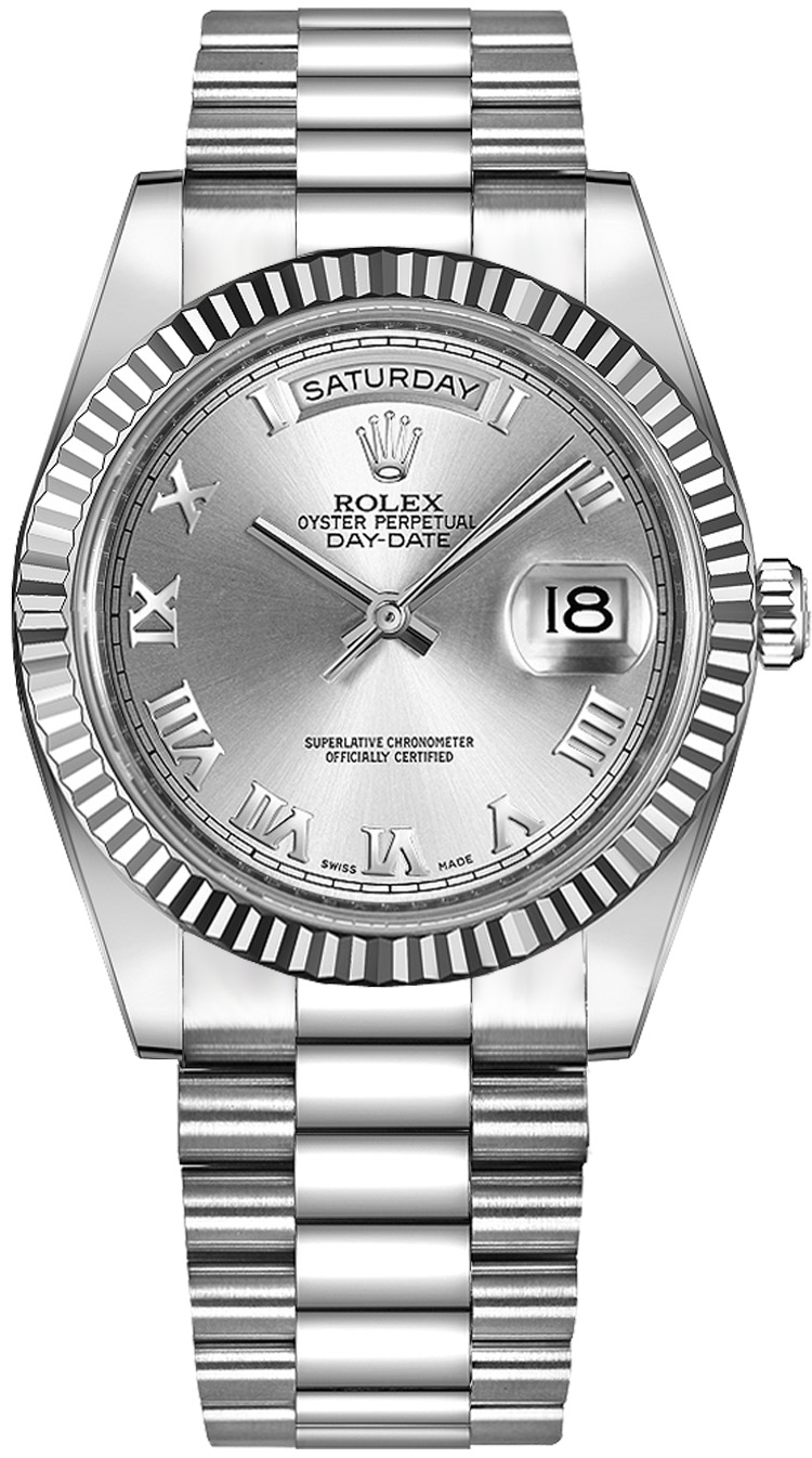 Rolex Day-Date - 41 MM - White Gold - 218239 slr nyc watcher nyc watches