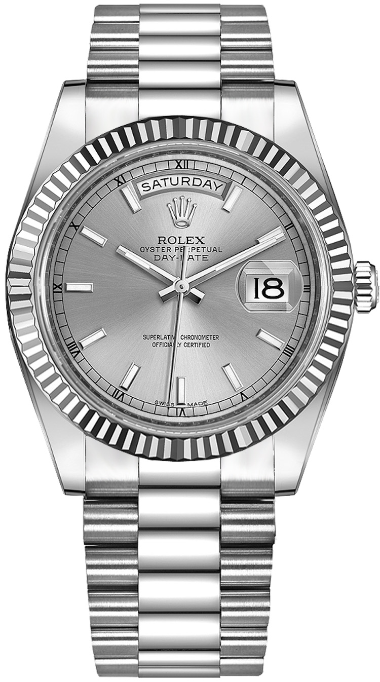 Rolex Day-Date - 41 MM - White Gold - 218239 sls nyc watcher nyc watches