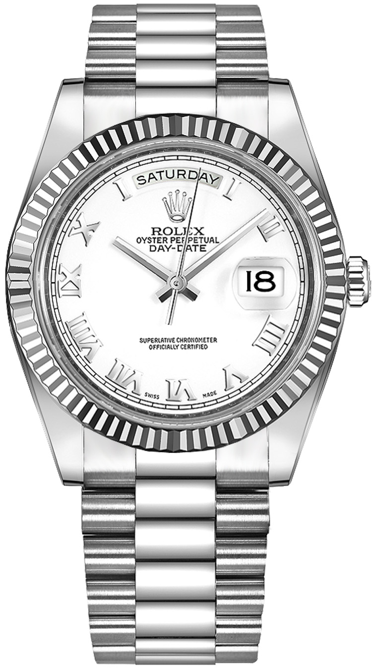 Rolex Day-Date - 41 MM - White Gold - 218239-0041 nyc watcher nyc watches