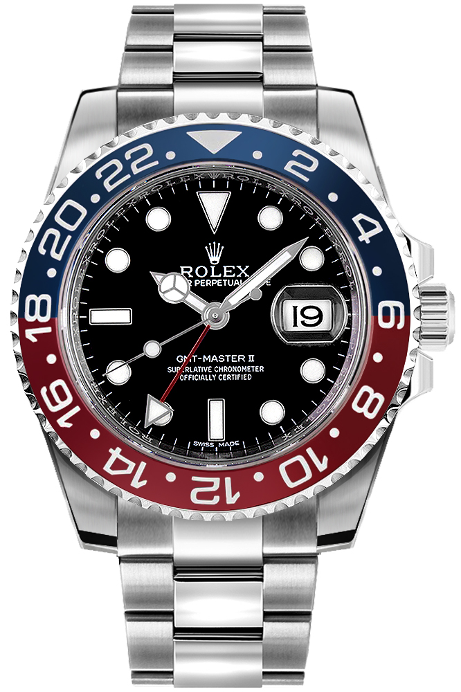 Rolex GMT-Master II - White Gold - 40 MM - 116719BLRO-0001 nyc watcher nyc watches