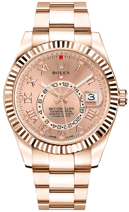 Rolex Sky Dweller - 42 MM - Rose Gold - 326935-0004 nyc watcher nyc watches