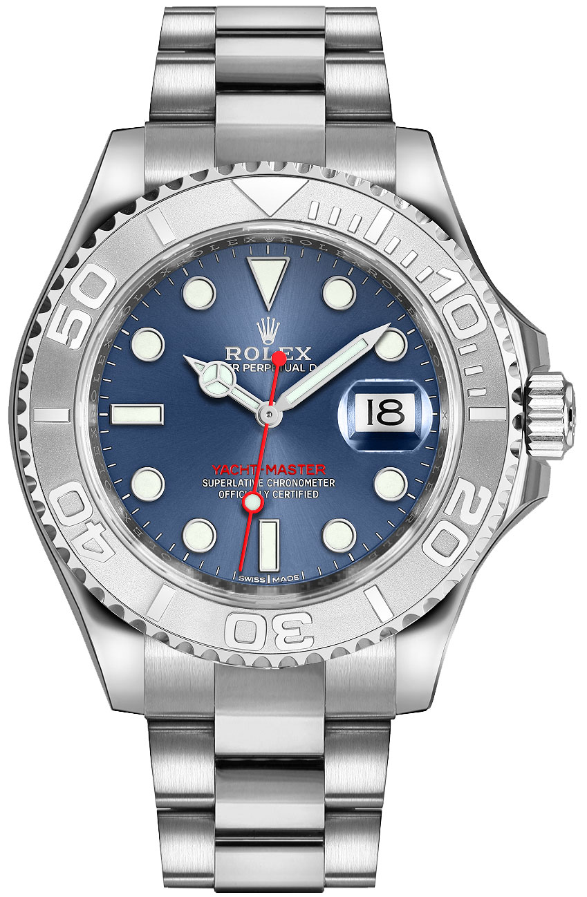 Rolex Yacht-Master - 40 MM - Steel and Platinum - 116622-0001 nyc watcher nyc watches