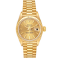 Rolex Datejust - 26 MM - Yellow Gold - President Bracelet - Fluted Bezel - Champagne Index Dial - 69178 chip