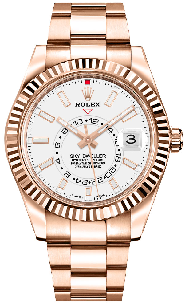 Rolex Sky Dweller - 42 MM - Rose Gold - 326935-0005 nyc watcher nyc watches