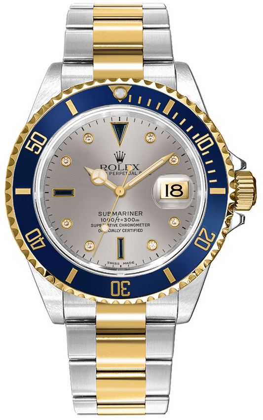 Rolex Submariner - Steel and Yellow Gold - 40 MM - 16613 sld nyc watcher nyc watches