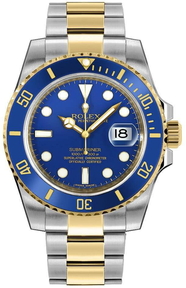 Rolex Submariner - Oystersteel & Yellow Gold - 41MM - 116613LB-0005 nyc watcher nyc watches