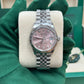Rolex Steel and White Gold Datejust - 31 MM - Jubilee Bracelet - Fluted Bezel - Pink Diamond Dial - 278274 pdj
