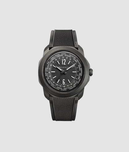 Bvlgari Octo Roma - 41 MM - Stainless Steel Black - Black Dial - 103764