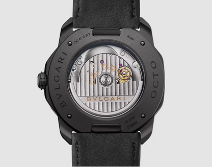 Bvlgari Octo Roma - 41 MM - Stainless Steel Black - Black Dial - 103764
