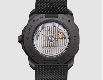 Bvlgari Octo Roma - 41 MM - Stainless Steel Black - Black Dial - 103764