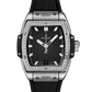 Hublot Spirit of Big Bang Titanium Diamonds 39 MM - Black Rubber Strap - Diamond Bezel - Matte Black Dial - 662.NX.1170.RX.1204