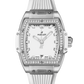 Hublot Spirit of Big Bang Titanium White Diamonds 39 MM - White Rubber Strap - Diamond Bezel - Matte White Dial - 662.NE.2010.RW.1204