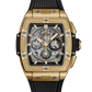 Hublot Spirit of Big Bang Yellow Gold 42 MM - Black Rubber Strap - Sapphire Dial - 642.VX.0130.RX