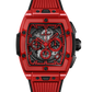 Hublot Spirit of Big Bang Red Magic 42 MM - Black and Red Rubber Strap - Sapphire Crystal Dial - 642.CF.0113.RX