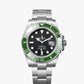 Rolex Starbucks Oystersteel Submariner 41MM - Oyster Bracelet - Black Dial - Green Bezel - 126610LV