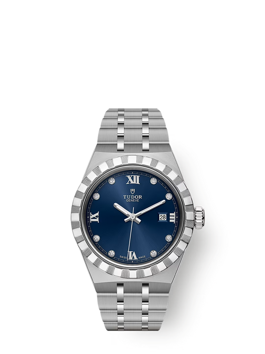 Tudor Royal - 28 MM - Steel - Blue Diamond Dial - M28300-0007