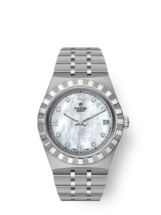 Tudor Royal - 34 MM - Steel - MoP Roman Diamond Dial - M28400-0005