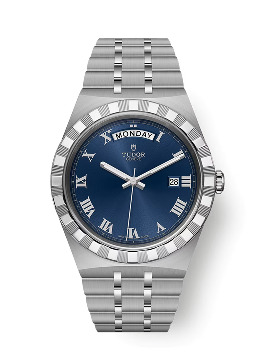 Tudor Royal Stainless Steel  41 MM - Stainless Steel - Stainless Steel Bezel - Blue Dial - 28600-0005