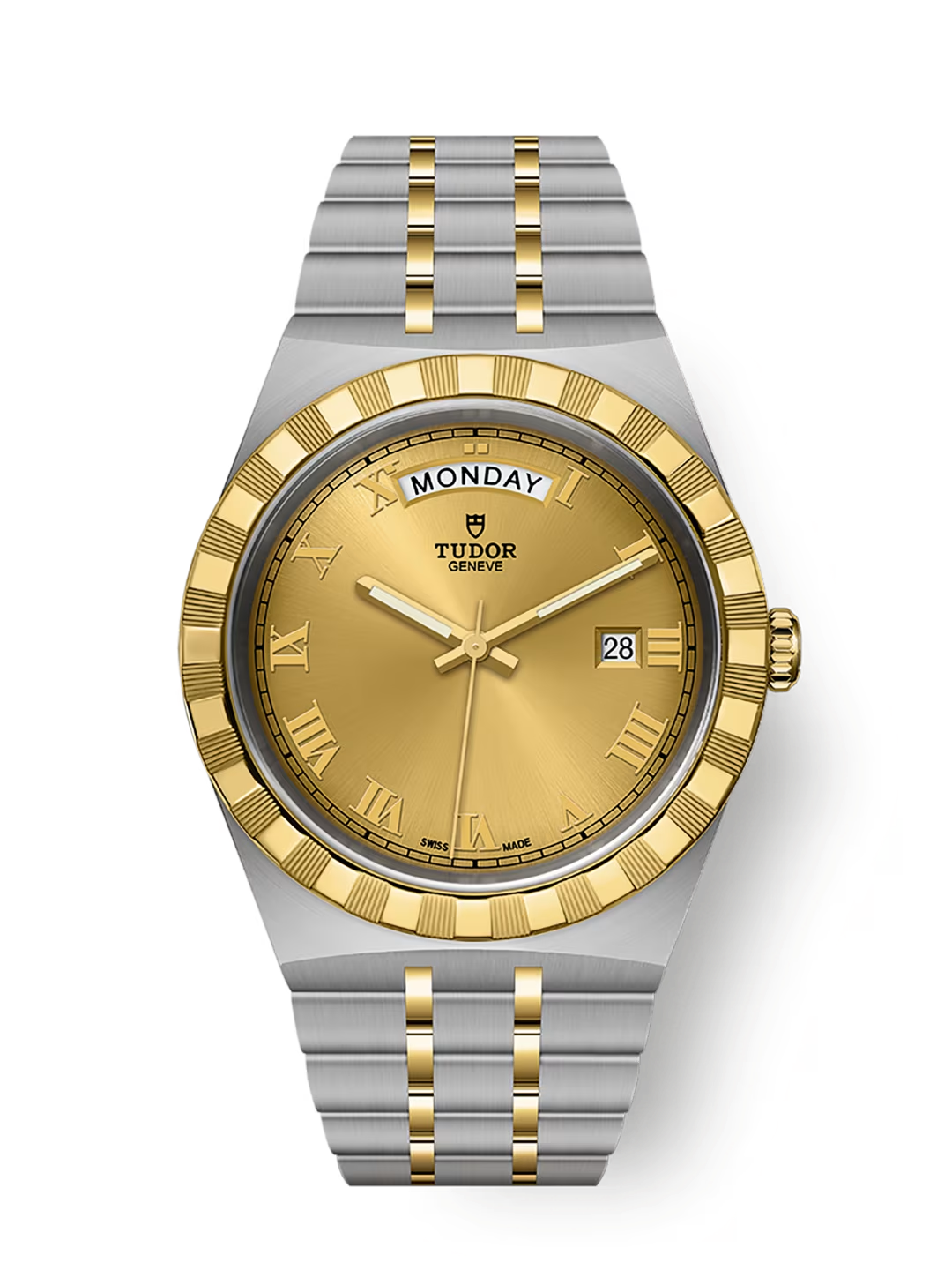 Tudor Royal - 41 MM - Steel & Yellow Gold - Champagne Roman Dial - M28603-0004