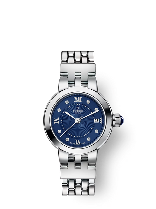 Tudor Clair de Rose - 34 MM - Steel - Blue Diamond Dial - M35800-0010