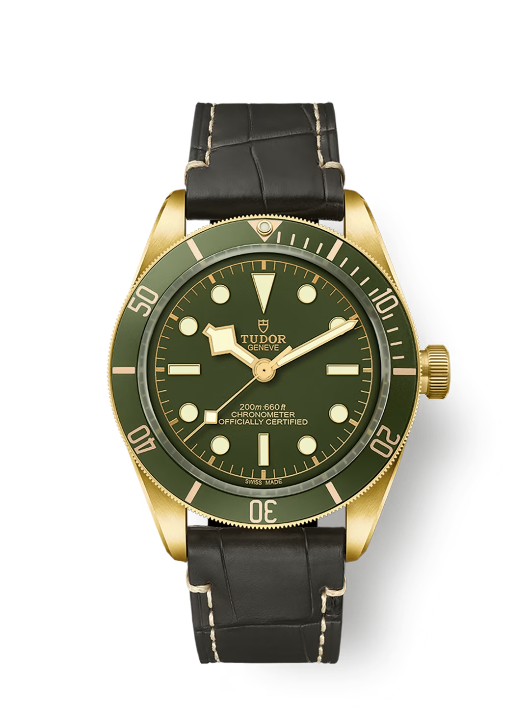 Tudor Black Bay 58 18K - 39 MM - 18k Yellow Gold - Green Dial - M79018V-0001