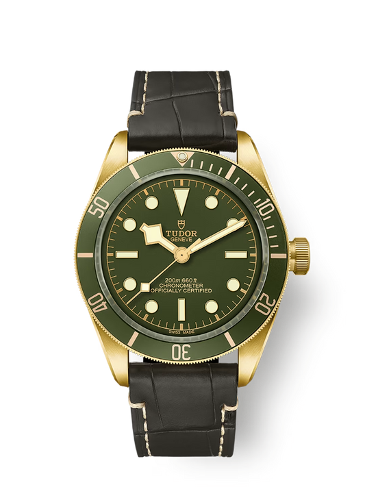 Tudor Black Bay 58 18K - 39 MM - 18k Yellow Gold - Green Dial - M79018V-0001