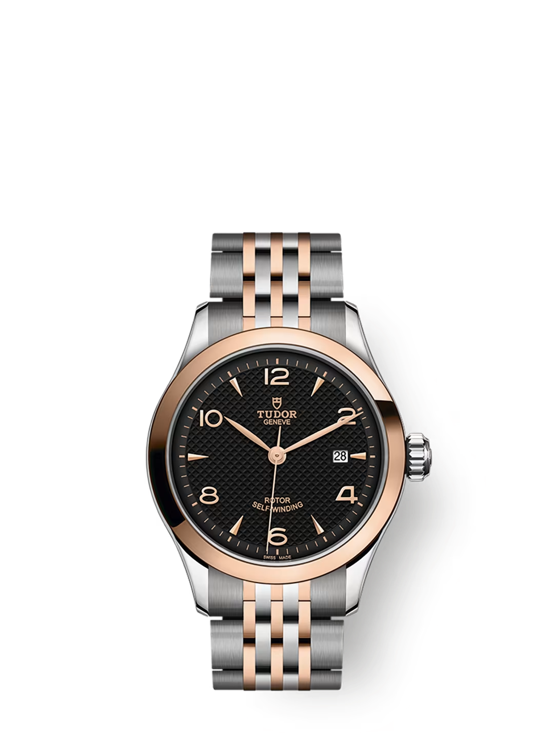 Tudor 1926 - 28 MM - Steel & Rose Gold - Black Dial - M91351-0003