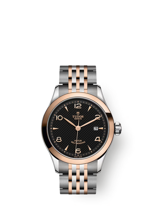 Tudor 1926 - 28 MM - Steel & Rose Gold - Black Dial - M91351-0003