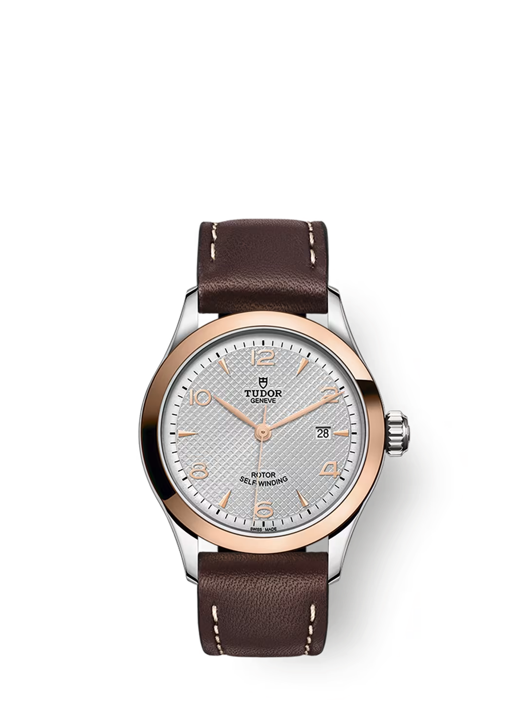 Tudor 1926 - 28 MM - Steel & Rose Gold - Silver Dial - M91351-0005